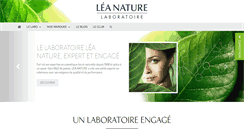 Desktop Screenshot of laboratoire-leanature.com