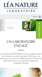 Mobile Screenshot of laboratoire-leanature.com